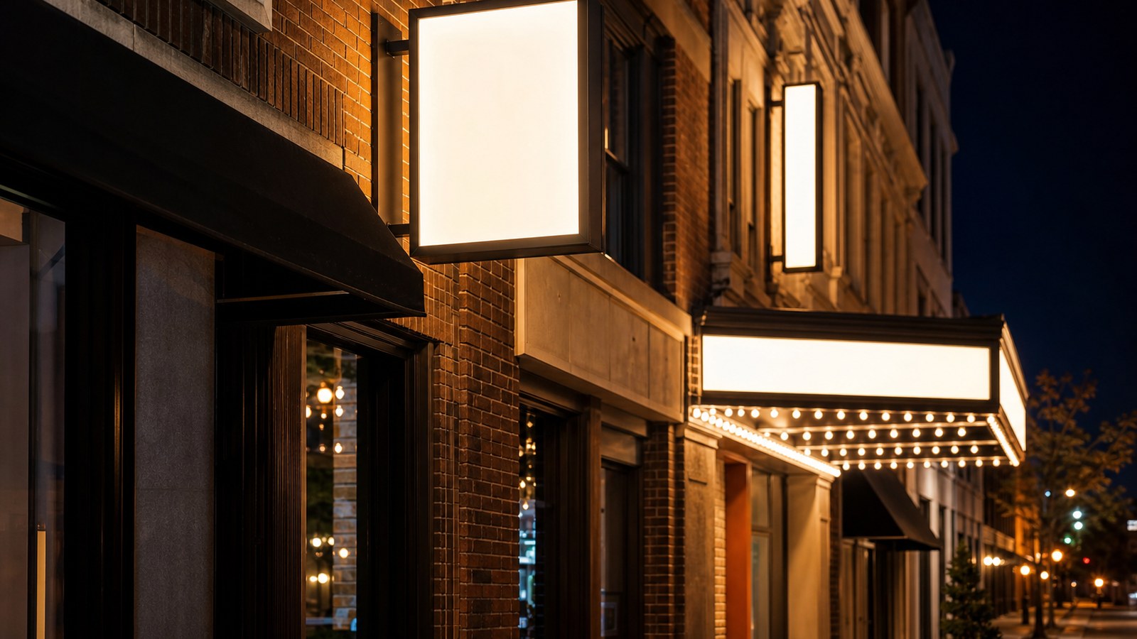 Illuminated commercial LED business signage in Arvada, CO