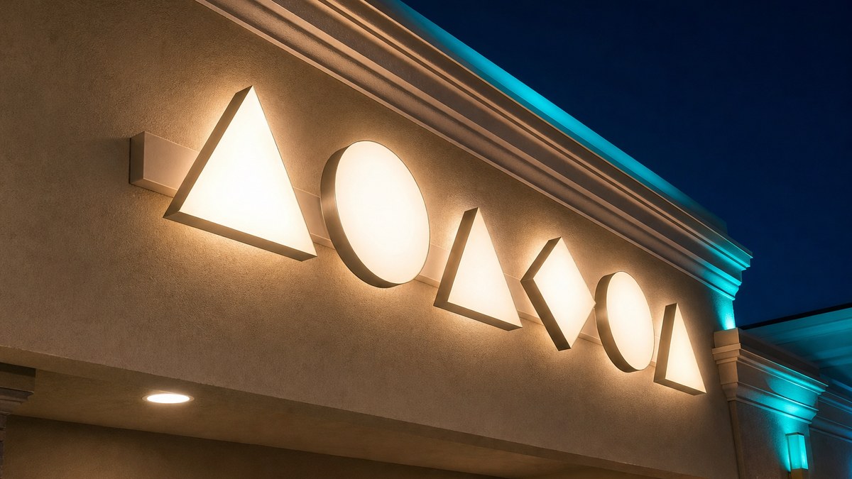 Illuminated commercial LED business signage in Euless, TX