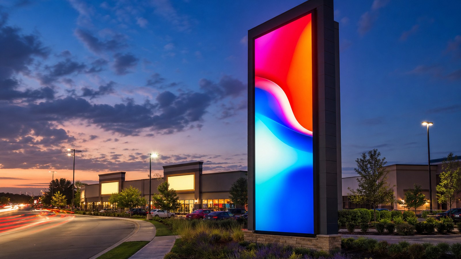 Illuminated commercial LED business signage in Haltom City, TX
